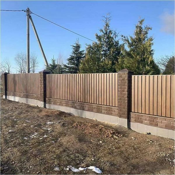 Забор из профнастила